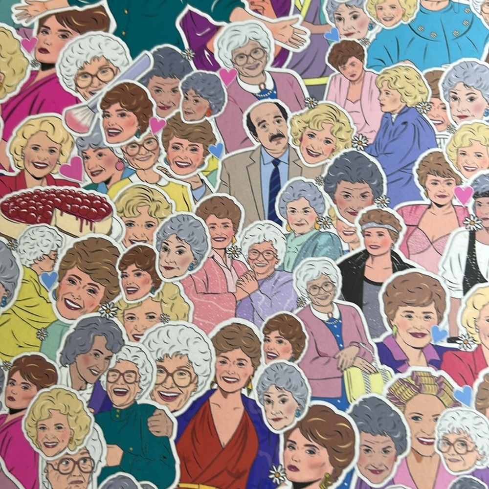 THREE PUZZLES WORLD CITIES PUZZLE, THE GOLDEN GIRLS PUZZLE, JOHN DEERE PUZZLE - Picture 3 of 13